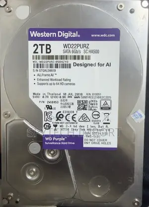 Wd Purple Hdd 2tb