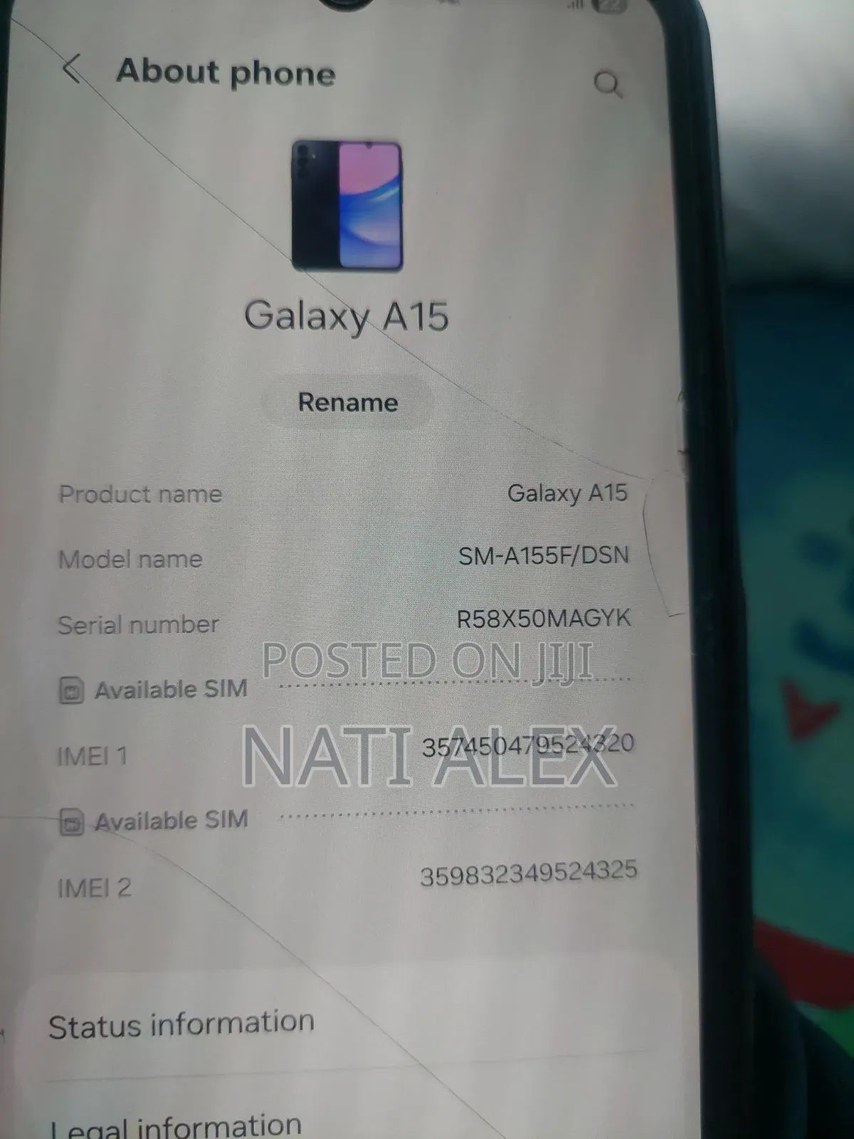 Samsung Galaxy A15 128 GB Blue
