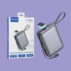 Haino Teko 20000mah Portable Power Bank B201 Built-in Dual Cables