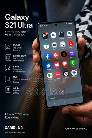 Samsung Galaxy S21 Ultra 5G 256 GB Black