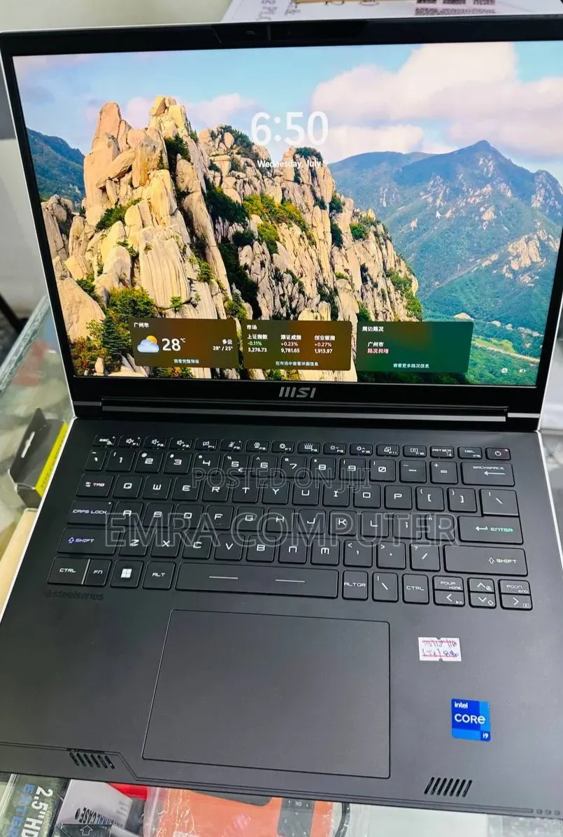 New Laptop MSI 16GB Intel Core i9 SSD 1T