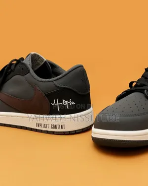Nike Air Jordan 1 Low X Travis Scott "Utopia"Dark Chocolate Brown