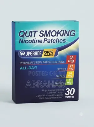Upgrade 25% Rise Nicotine Patches 28mg (ሲጋራ ለማቆም ተሻሽሎ የቀረበ ፓች)