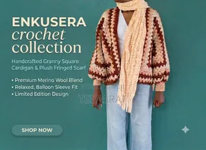 Hexagon Cardigan From Enkusera for the Cold 
