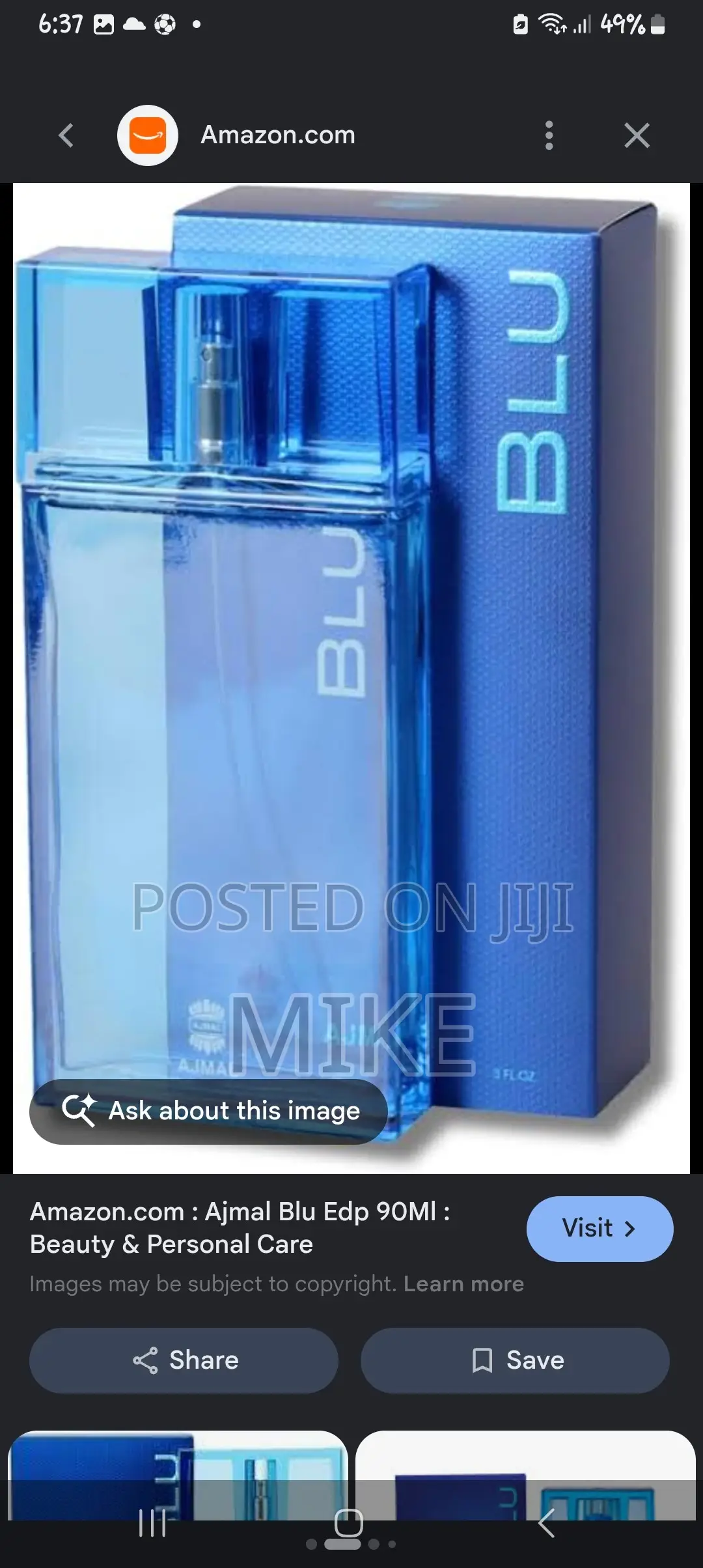 Ajmal Blu Eau De Parfum (90ml)