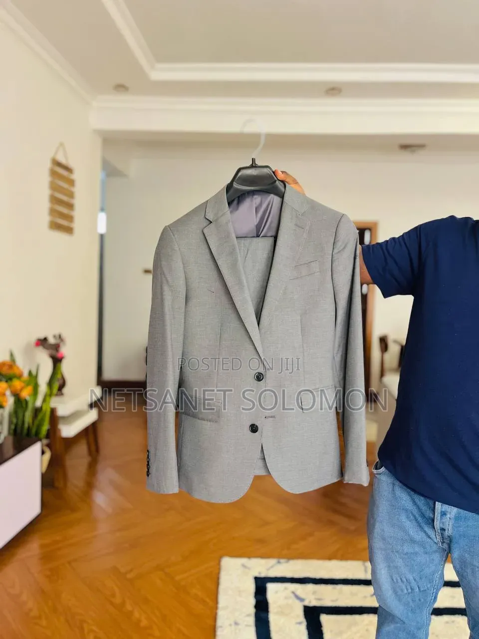 Silver Mens Suit