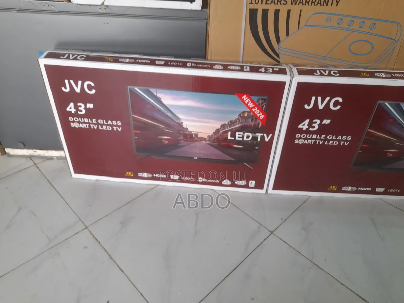 JVC Smart Led Tv 43 Inch Doubel Gelass Secrine