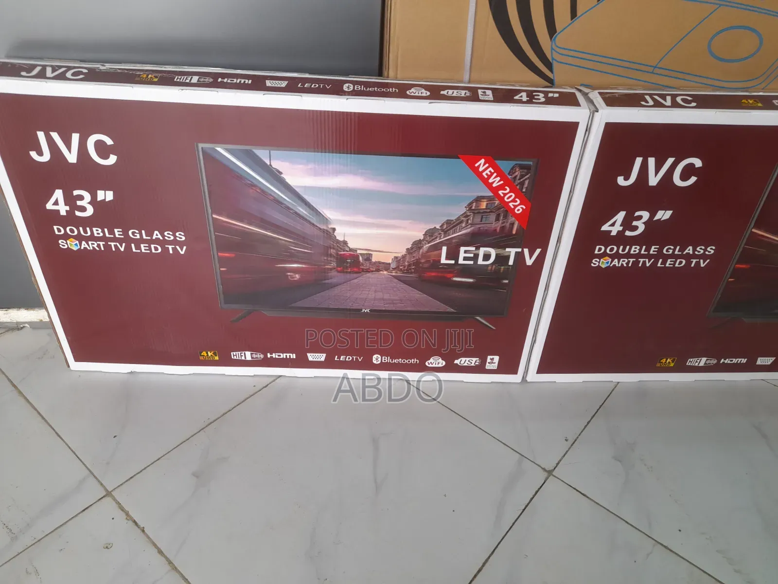JVC Smart Led Tv 43 Inch Doubel Gelass Secrine