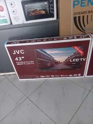 JVC Smart Led Tv 43 Inches Andraid Doubel Gelass Scrine 2026 Quality