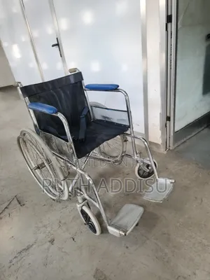 Entros Light Weight Regular Foldable Chromed Steel Wheelchair