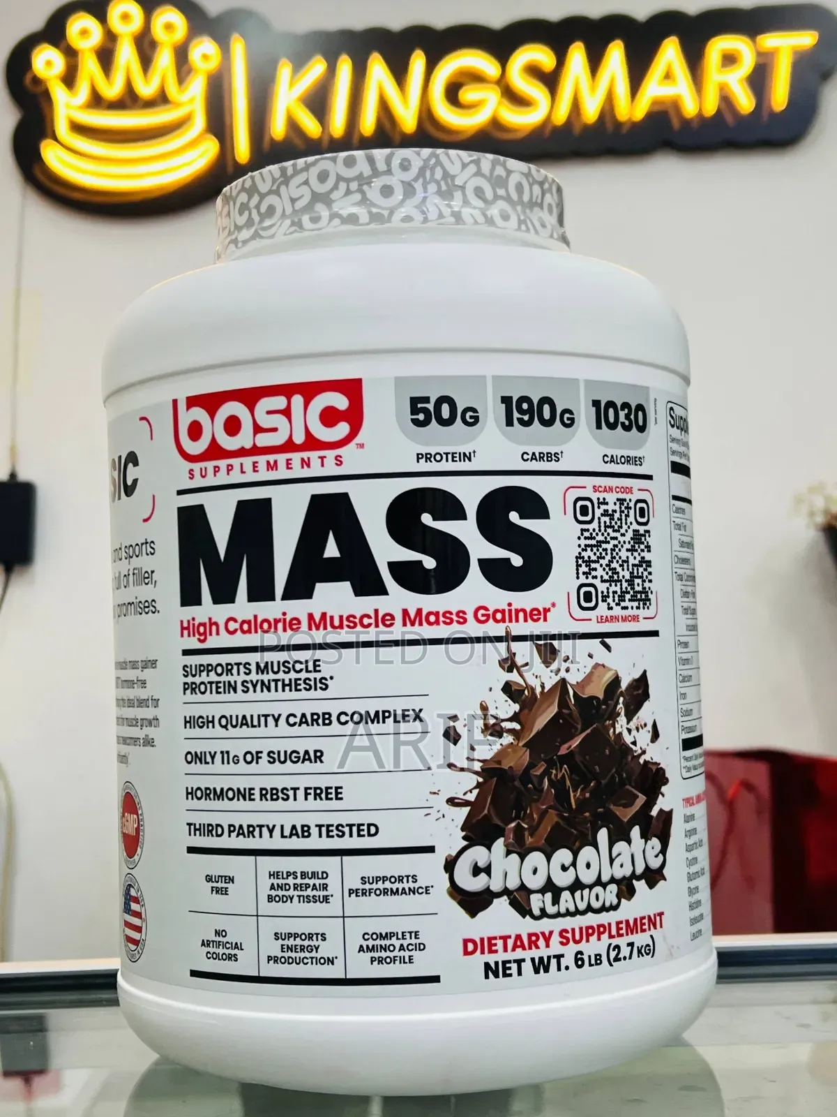 Basic Supplements Mass 2.75 Kg Made In Usa