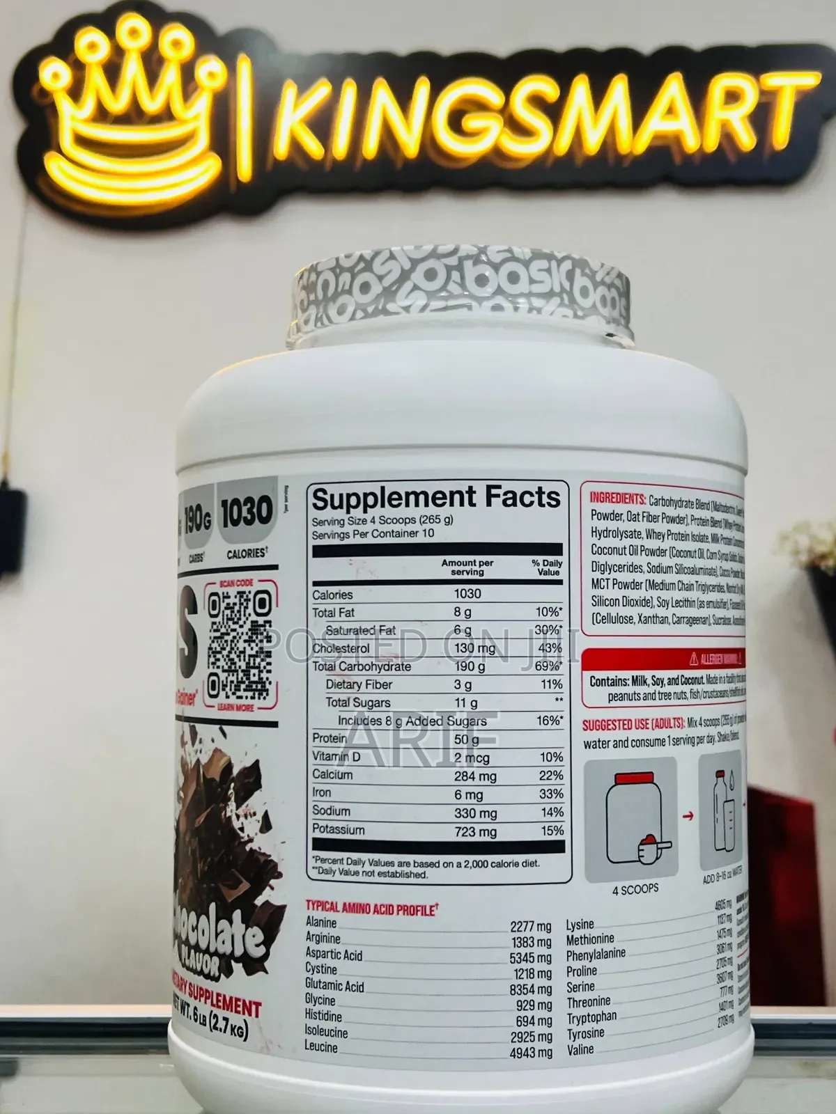 Basic Supplements Mass 2.75 Kg Made In Usa