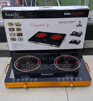 Orginal Saachi Electric Touch Stove
3500watt + 3500watt