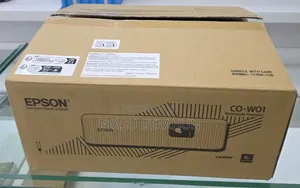 Cartoon Epson Projector With Remote