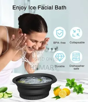 Silicone Facial Ice Bath Bowl