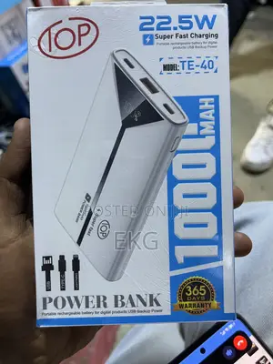 Top 10,000mah Super Fast Power Bank – Type-C Lightning Cables