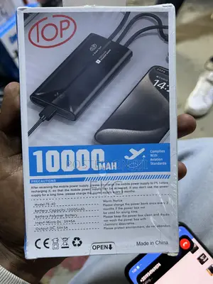 Top 10,000mah Super Fast Power Bank – Type-C Lightning Cables