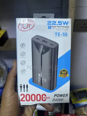 Top 20,000mah Super Fast Power Bank – Type-C Lightning Cables