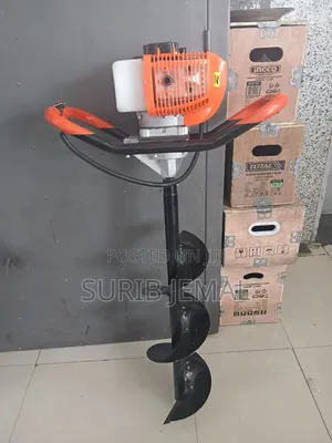 Gasoline-Powered Earth Auger