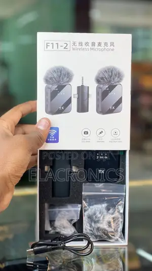 F11-2 Dual Wireless Neck Mic Vlogging (Type-C iPhone)