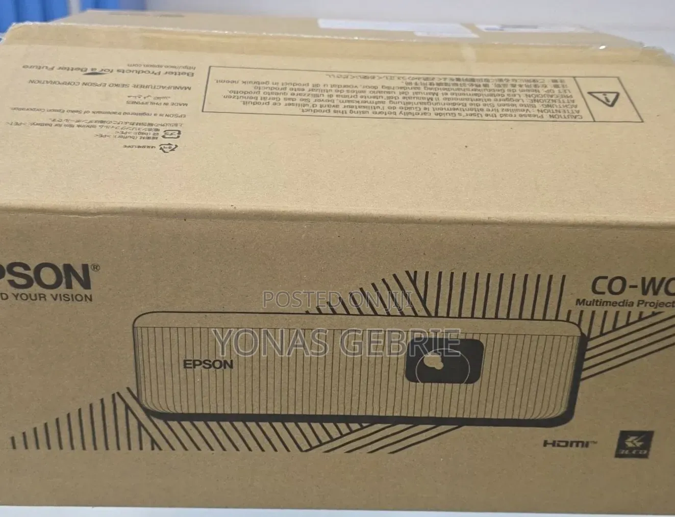 Epson W01 Projector