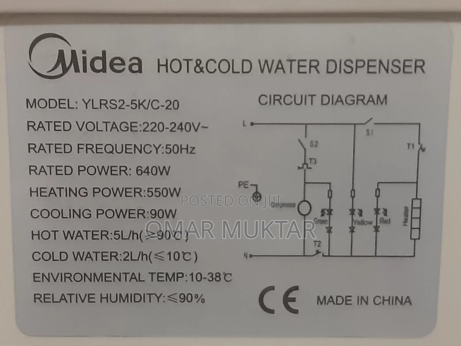 Hot and Cold Water Dispenser