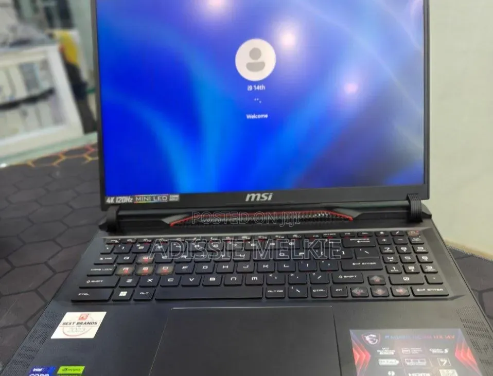 New Laptop MSI 16GB Intel Core i9 SSD 1T