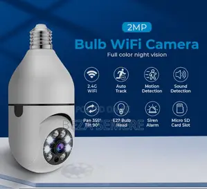 Wireless 360 Light Bulb CCTV Camera Smart Panoramic Home Protection