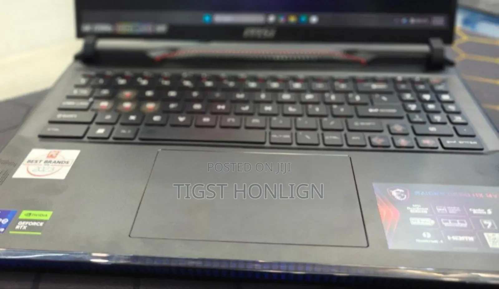 New Laptop MSI GE73 7RD Raider 16GB Intel Core i9 SSD 1T