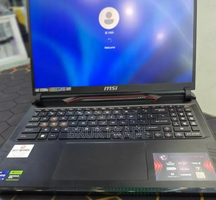 New Laptop MSI Pulse GL66 16GB Intel Core i9 SSD 1T