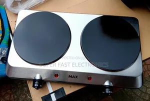 Max Electric Stoven Countertop Hot Plate – 2500w Portable Double
