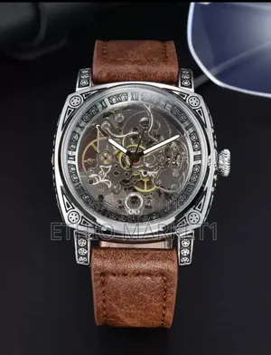 Fully Automatic Leather Belt Men's Watch