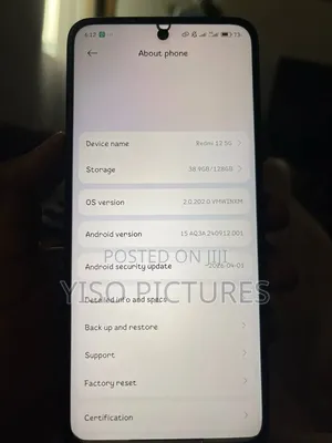 Xiaomi Redmi 12 5G 128 GB Black