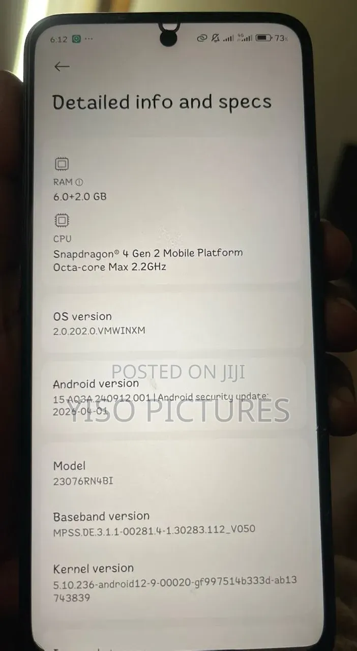 Xiaomi Redmi 12 5G 128 GB Black