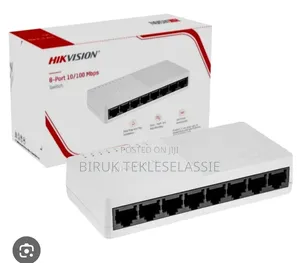 Hikvision (Non Poe) Ds-3e0108d-O 8-Port Fast Ethernet Plastic Switch