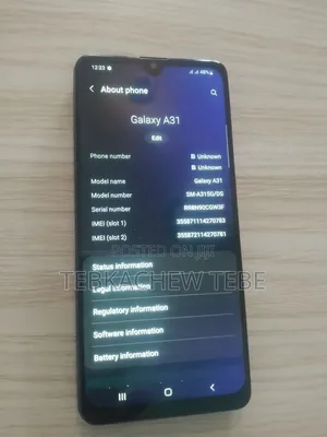 Samsung Galaxy A31 128 GB Black