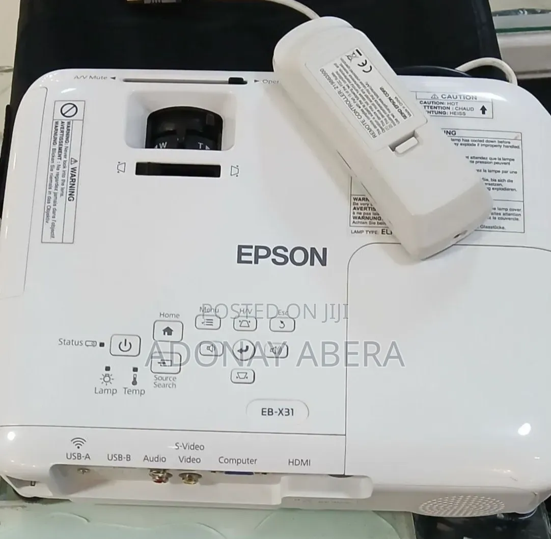 Epson Projector Model Name: Eb-X31 Hardware Interface:
