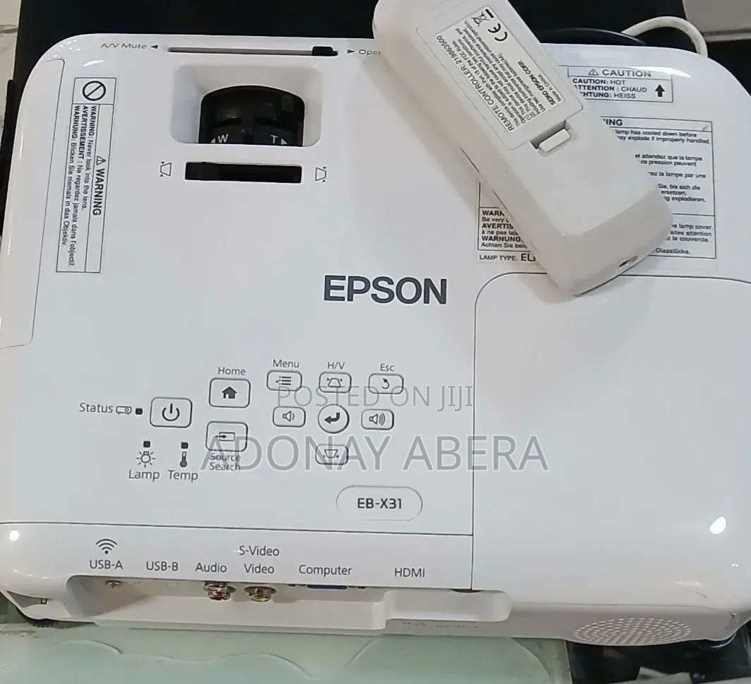 Epson Projector Model Name: Eb-X31 Hardware Interface: