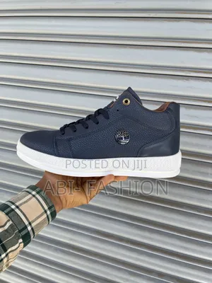Timberland Navy Blue Leather Sneakers