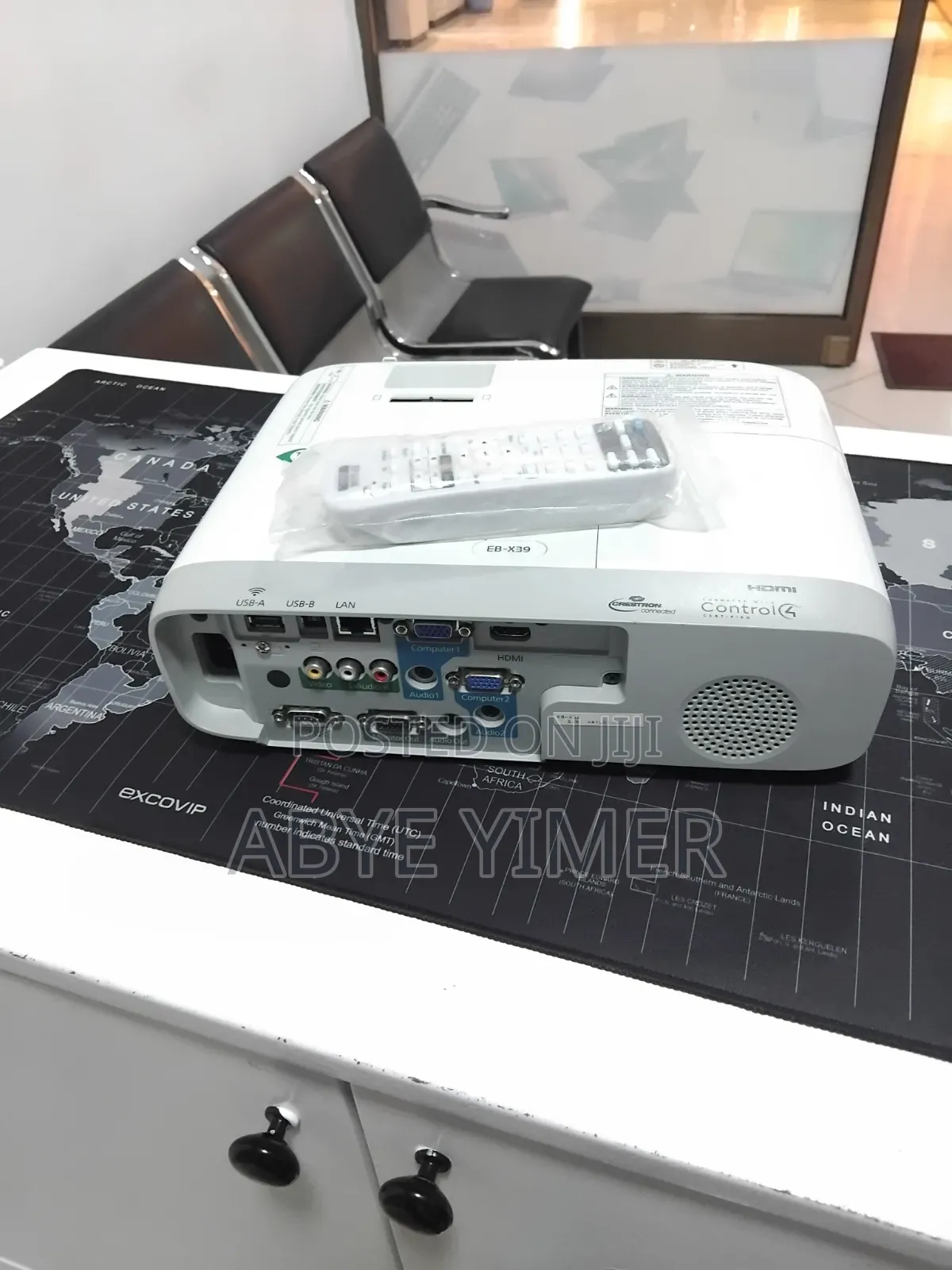Epson Projector 
Model Name: Eb-X39
Hardware Interface: Vga, Usb,