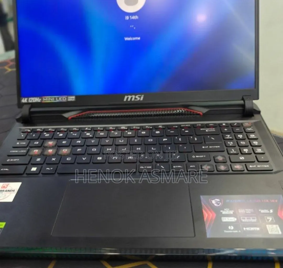 New Laptop MSI GF63 16GB Intel Core i9 SSD 1T