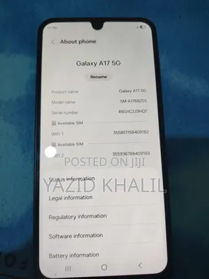 New Samsung Galaxy A17 5G 256 GB Black