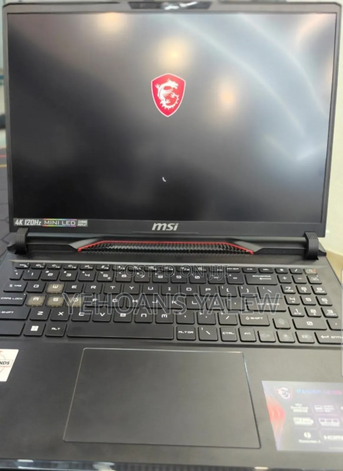 New Laptop MSI GF63 16GB Intel Core i9 SSD 1T