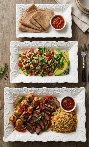 3 Set Porcelain Plate
