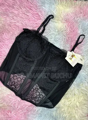 Spaghetti Strap Boning Corset Lace Top