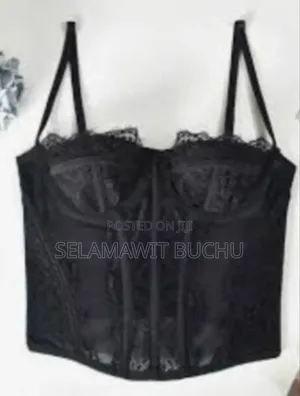 Spaghetti Strap Boning Corset Lace Top