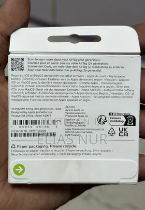 Original Apple Airtag (2nd Generation) 1-pack - Brand New / Sealed