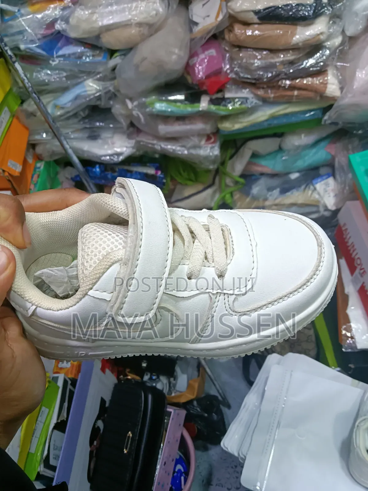 Kids Classic White Sneakers – Brand New