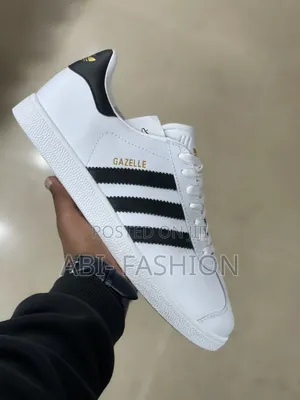Adidas Gazelle Sneakers White Leather