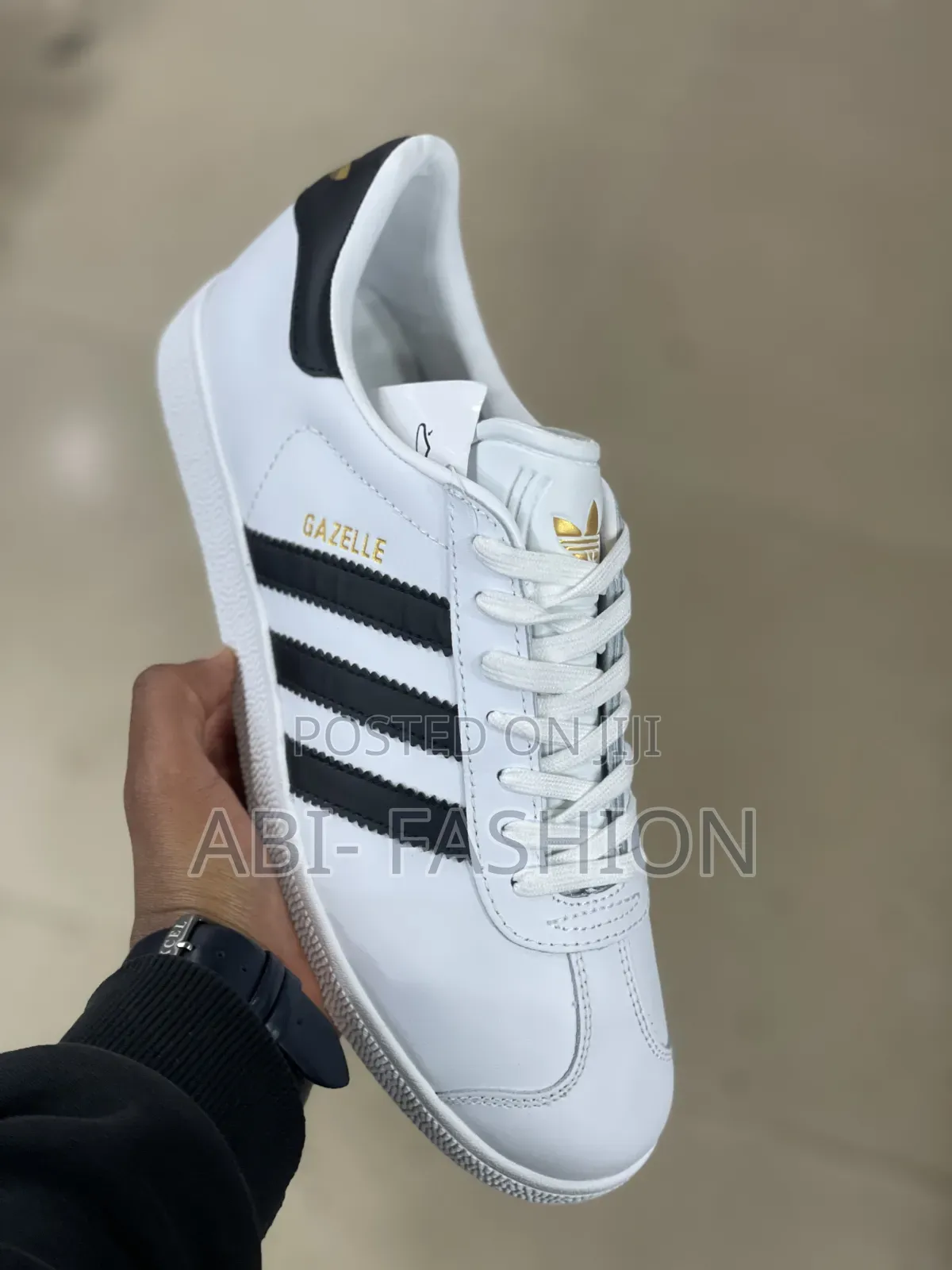 Adidas Gazelle Sneakers White Leather